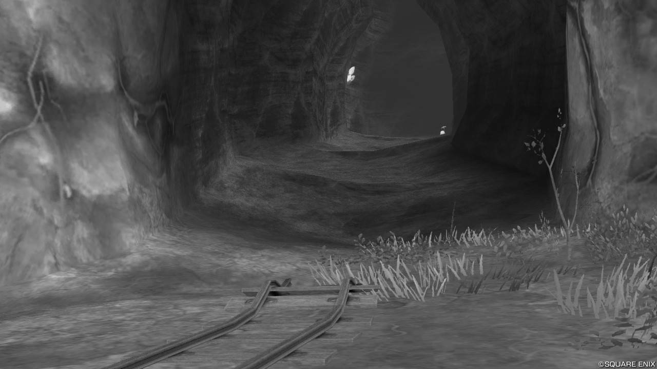 嵐の領界!チラッとみえるブランマトック(白いいたずらもぐら) DQX