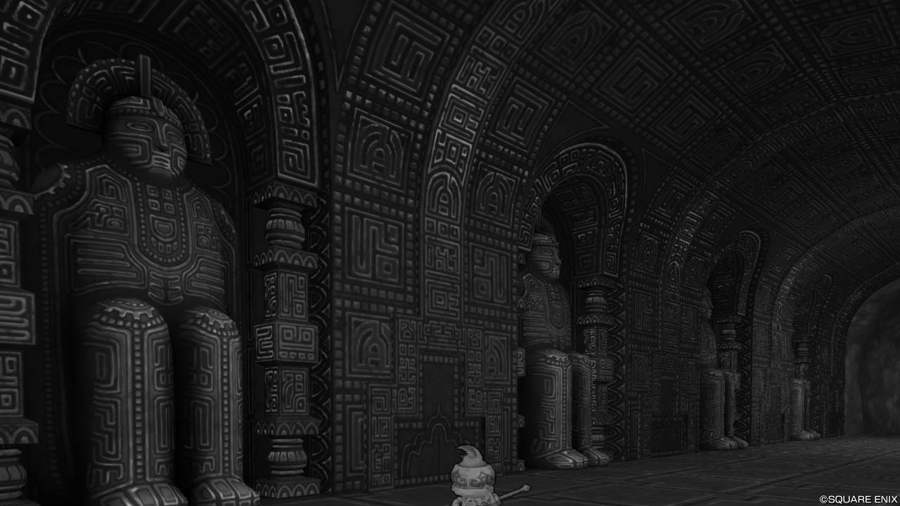 マデ神殿:うごかない石像! DQX