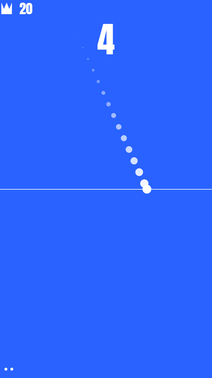 PinPon 一人で卓球 テニス ピンポンゲーム ゲーム画面